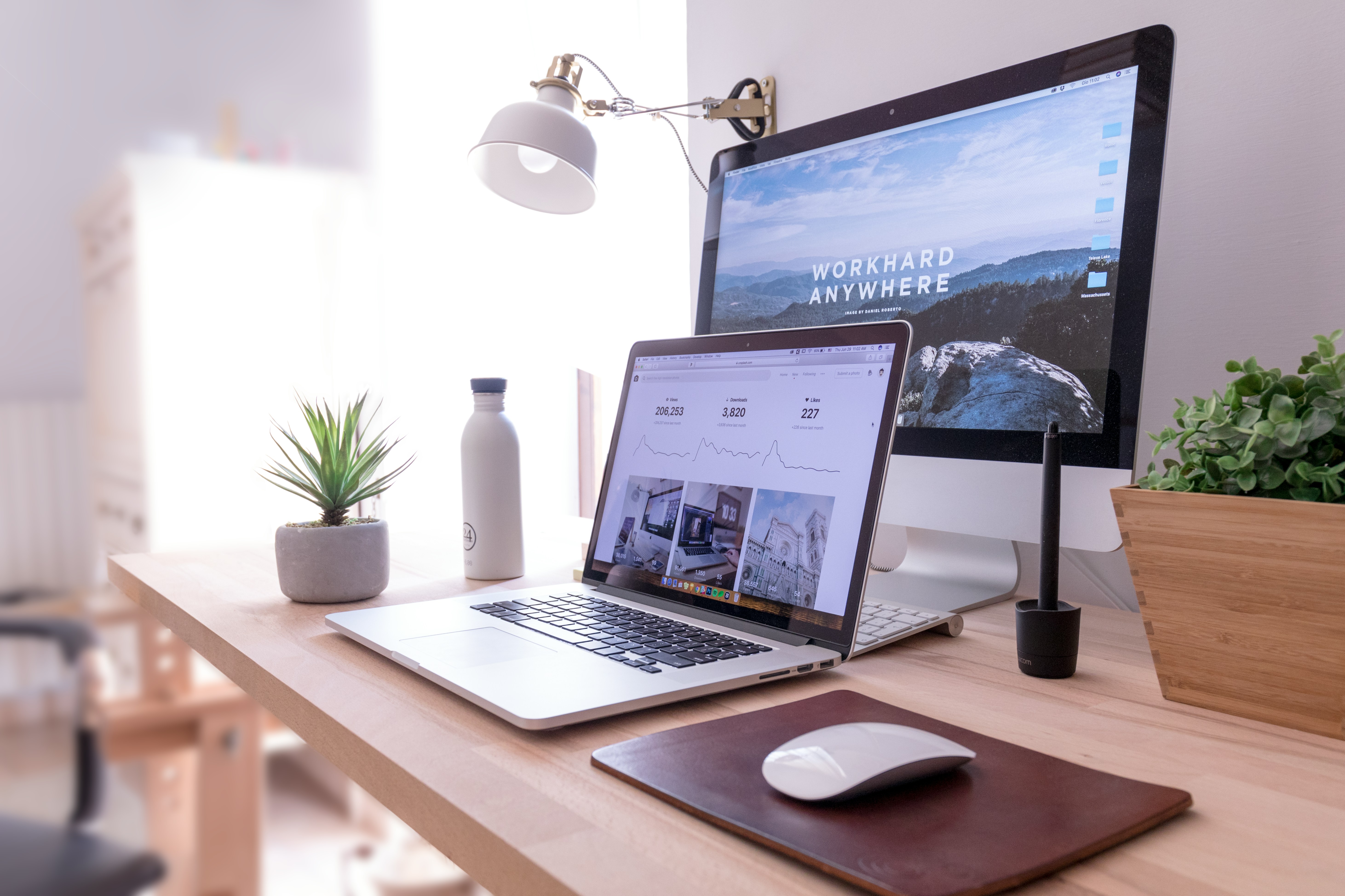 Screenshot of a modern landing page project